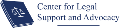 Logoja e Qendrës Legal Support and Advocacy – CLSA