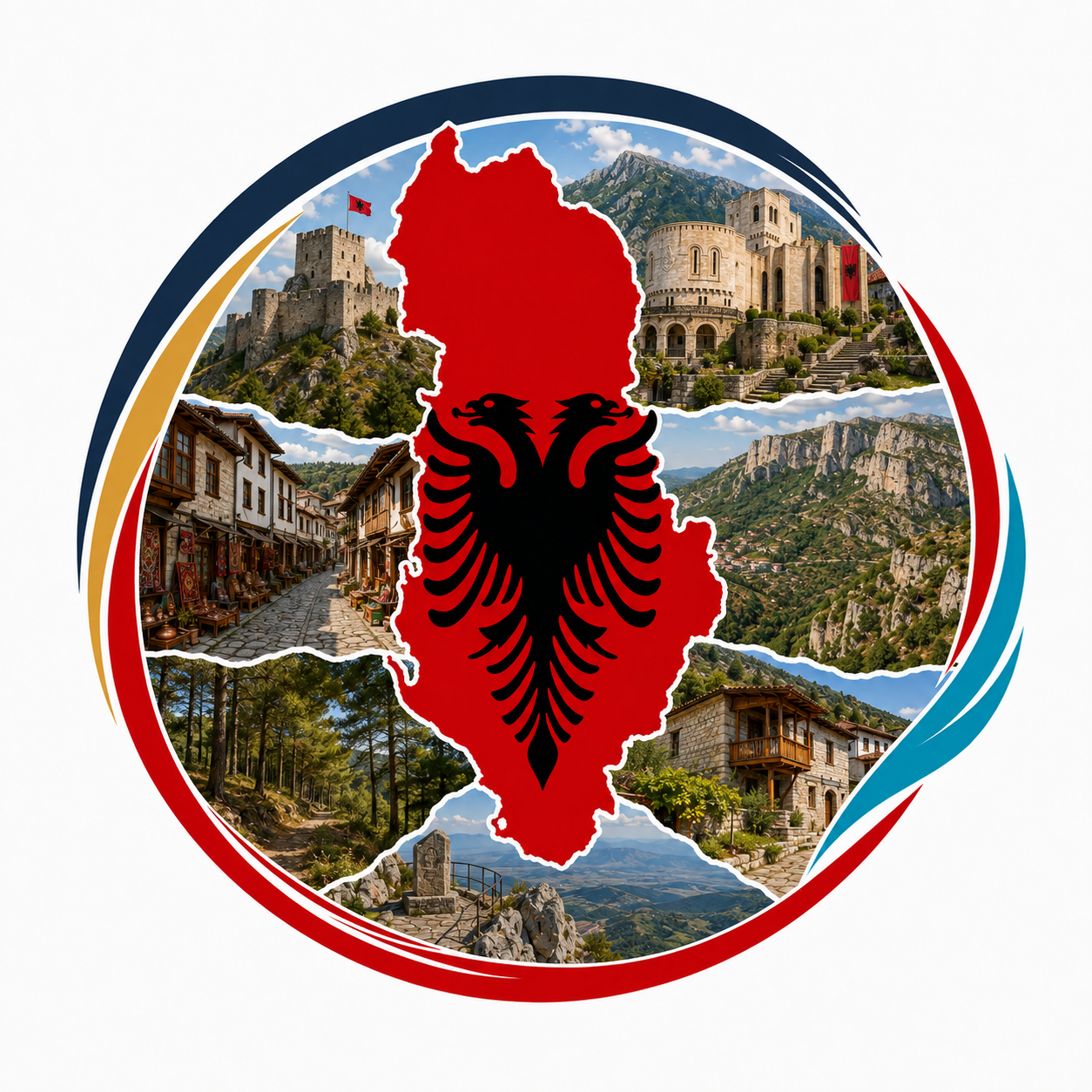 Logoja e projektit Kruja 360°